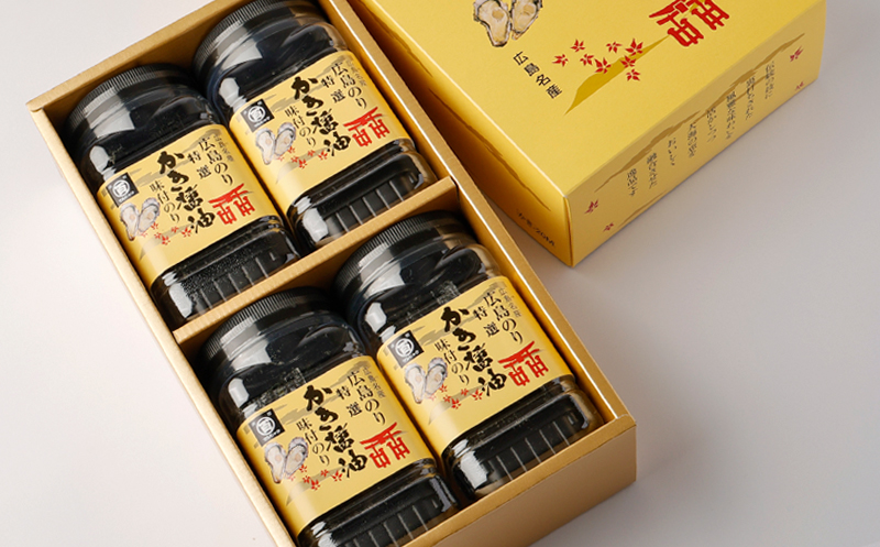 かき醤油味付のり 4本入り［箱入り］