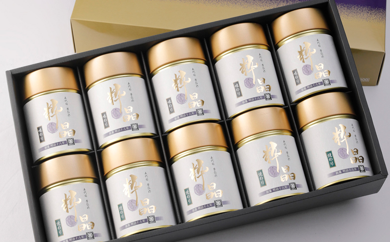 「粋晶」味海苔５缶+焼海苔５缶