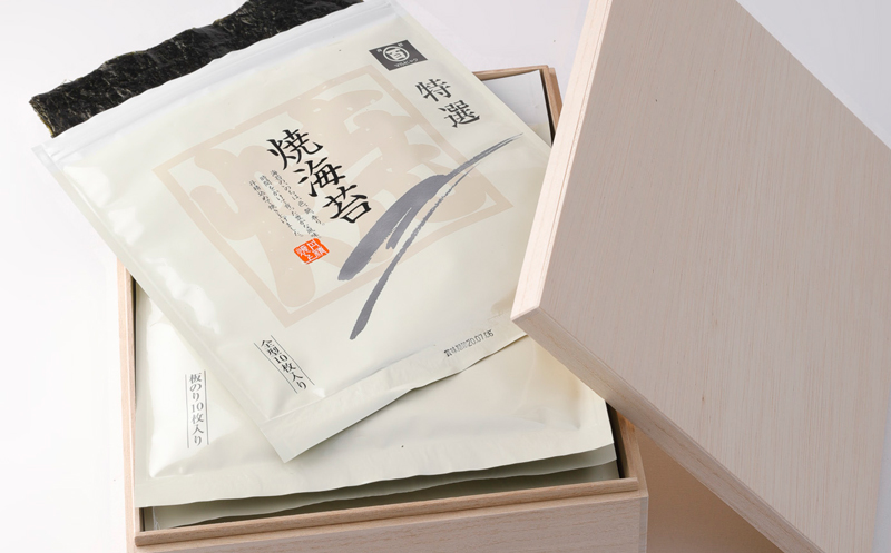 桐箱入 焼海苔10袋